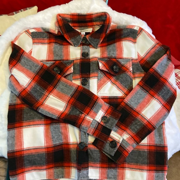 Flannel Shacket Steve Madden Jacket sz. L - Picture 1 of 4